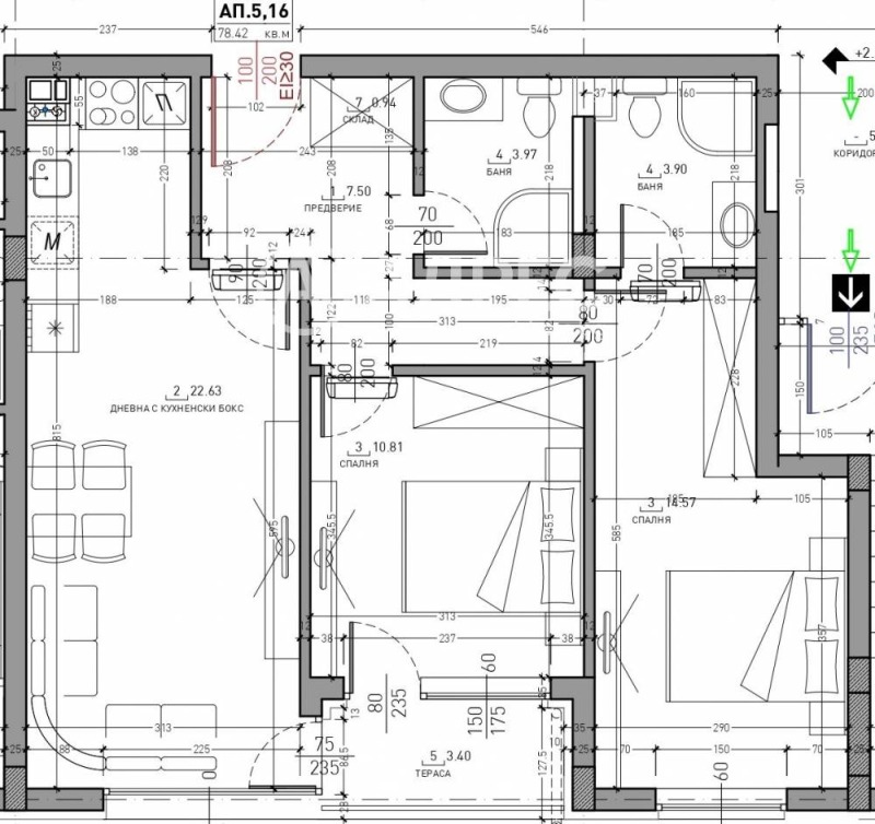 Продава 3-СТАЕН, гр. София, Малинова долина, снимка 4 - Апартаменти - 52988435