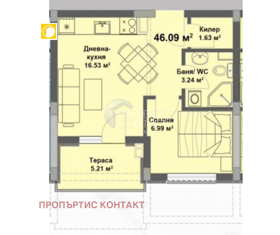 Продава 2-СТАЕН, к.к. Слънчев бряг, област Бургас, снимка 9 - Апартаменти - 53967678