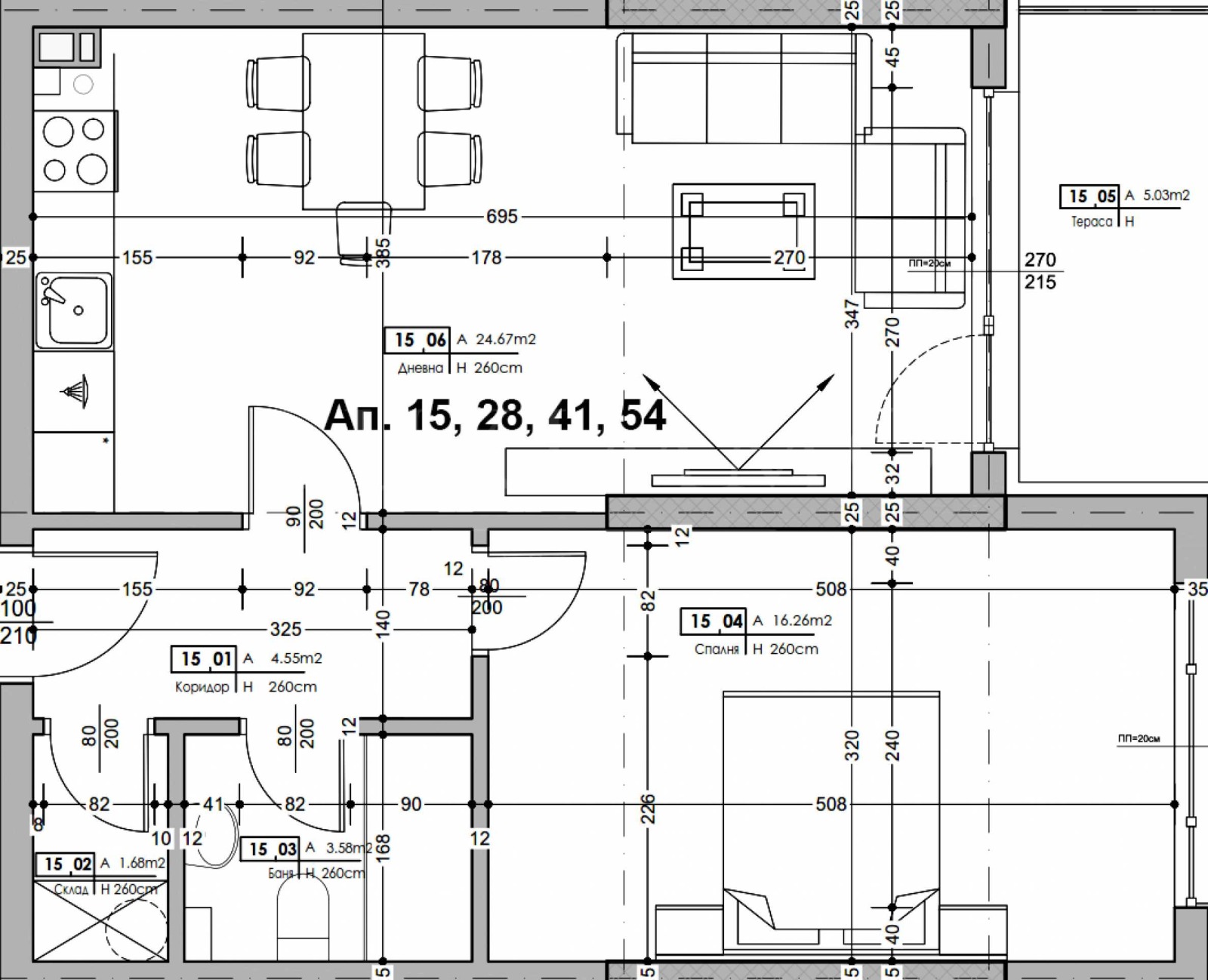 Продава 2-СТАЕН, гр. Пловдив, Кършияка, снимка 7 - Апартаменти - 56246030