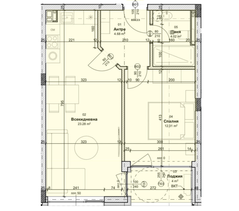 Продава 2-СТАЕН, гр. Варна, Виница, снимка 3 - Апартаменти - 53029312