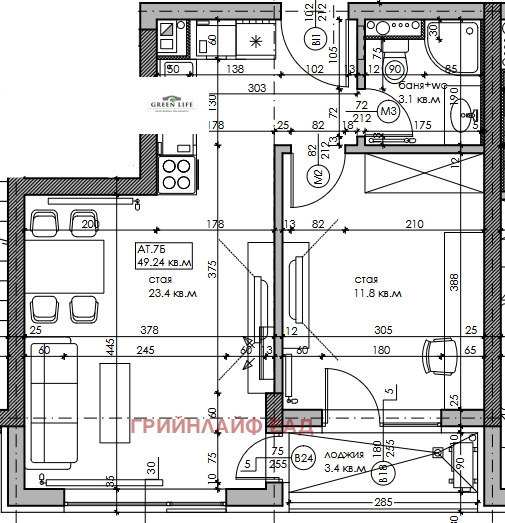 Продава 2-СТАЕН, гр. София, Дружба 2