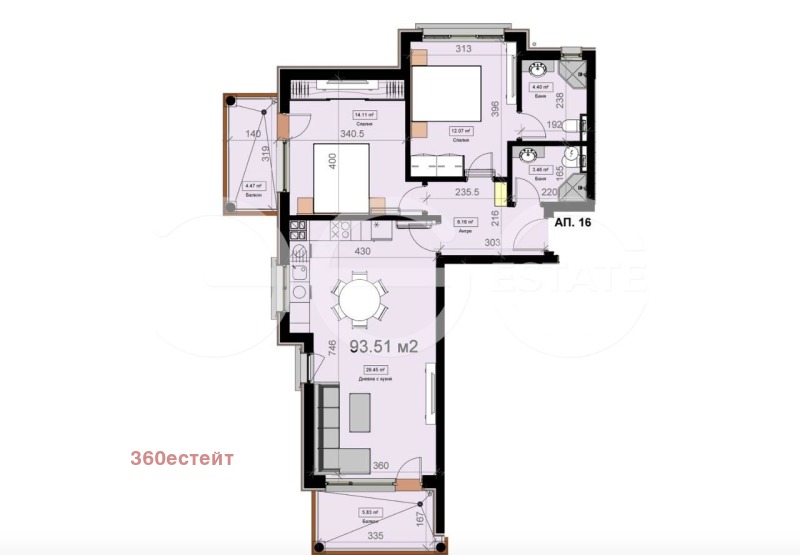 À vendre  2 chambres Varna , k.k. Sv.Sv. Konstantin i Elena , 103 m² | 89024681 - image [9]