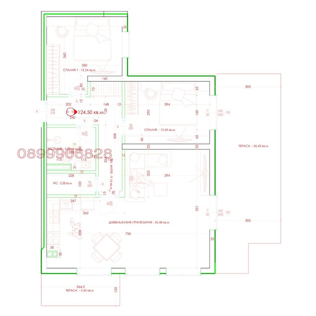 Продава 3-СТАЕН, гр. Варна, Левски 2, снимка 5 - Апартаменти - 54658088