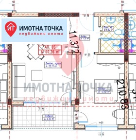 Продава  2-стаен, с. Белащица