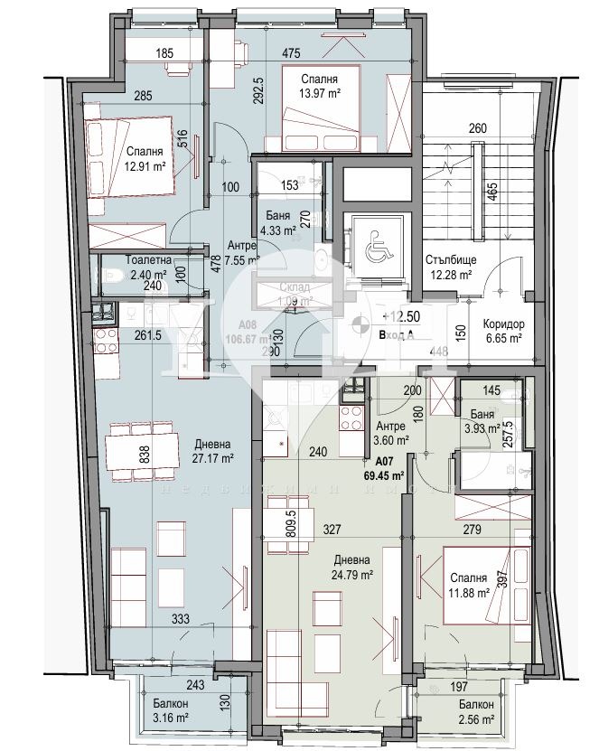 Продава 3-СТАЕН, гр. София, Сухата река, снимка 1 - Aпартаменти - 48375506