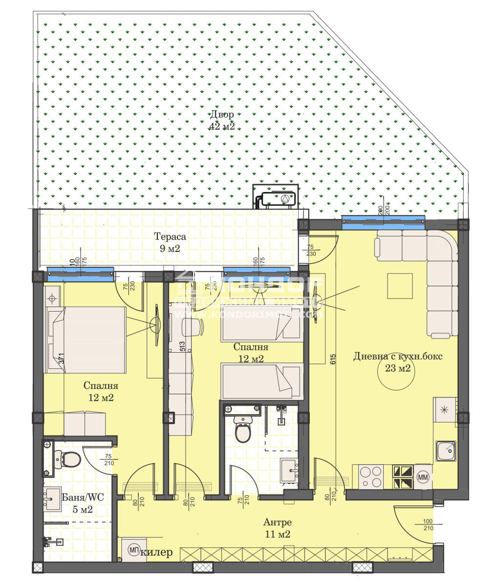Продава 3-СТАЕН, гр. Пловдив, Кършияка, снимка 2 - Апартаменти - 55128396