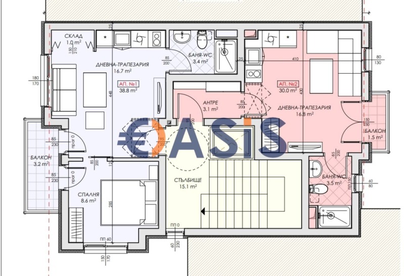 Продава  1-стаен област Бургас , гр. Несебър , 40 кв.м | 33531433 - изображение [13]