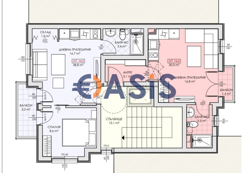 Продава  1-стаен област Бургас , гр. Несебър , 40 кв.м | 33531433 - изображение [14]