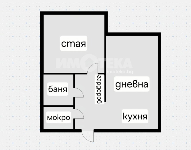 Til salg  1 soveværelse Sofia , Krastova vada , 55 kvm | 25930522 - billede [13]