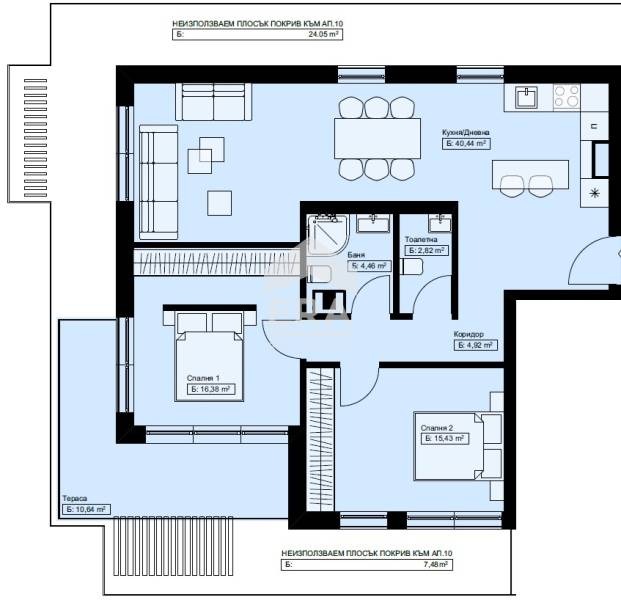 Продава 3-СТАЕН, гр. София, Обеля, снимка 3 - Апартаменти - 54335531