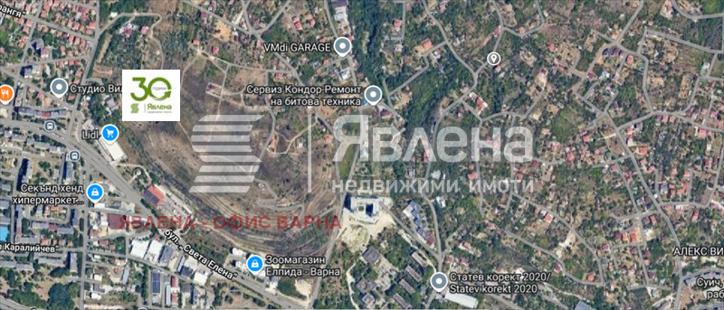 Satılık  Komplo Varna , m-t Planova , 1231 metrekare | 97275501