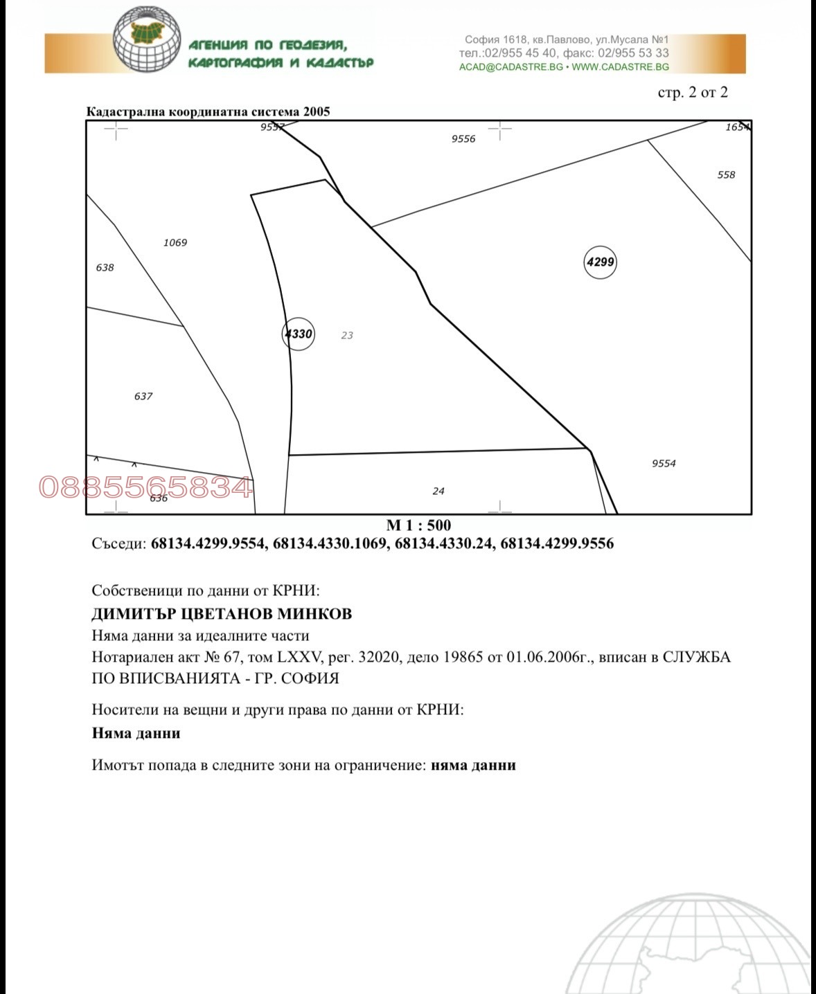 Продава ПАРЦЕЛ, гр. София, в.з.Горна баня, снимка 5 - Парцели - 54387336