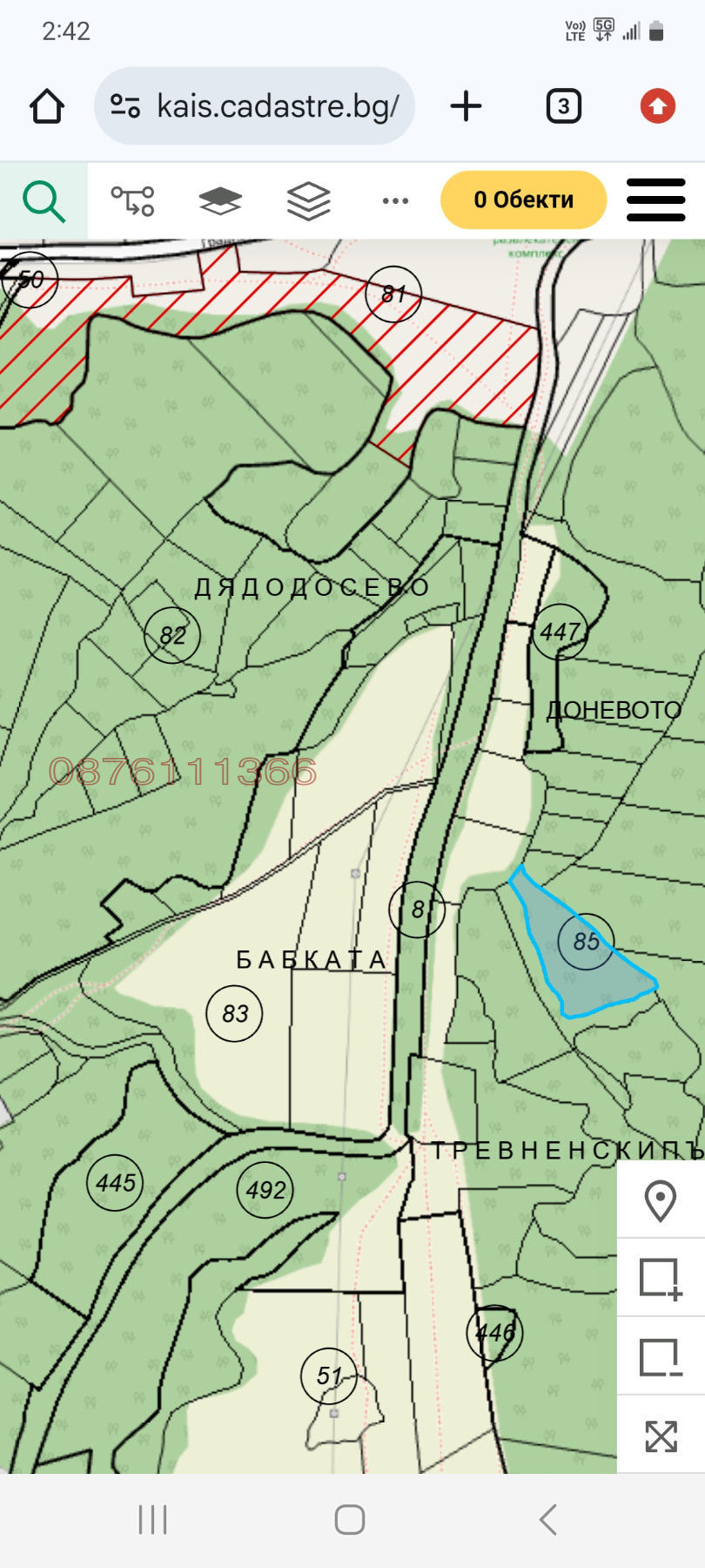 Продава ПАРЦЕЛ, гр. Габрово, Център, снимка 3 - Парцели - 54180058