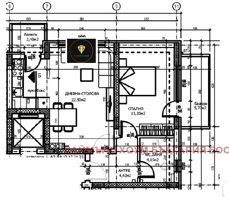 Eladó  1 hálószoba Plovdiv , Trakija , 76 négyzetméter | 87233751 - kép [2]