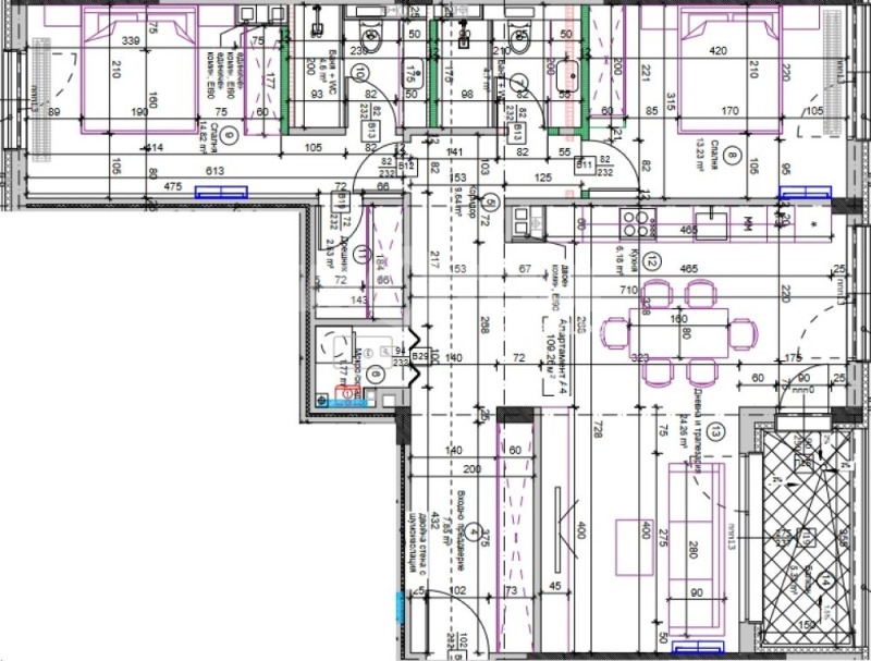 De vânzare  2 dormitoare Sofia , Dragalevți , 122 mp | 72826079 - imagine [4]