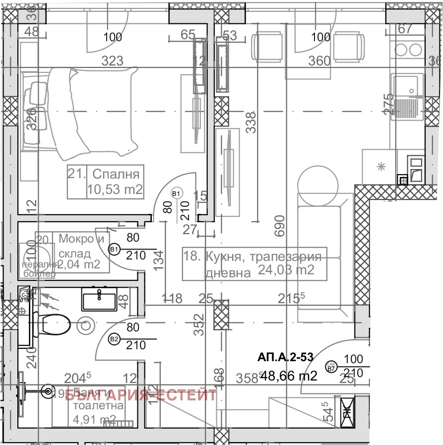 Продава 2-СТАЕН, гр. Варна, к.к. Слънчев ден, снимка 2 - Апартаменти - 53334632