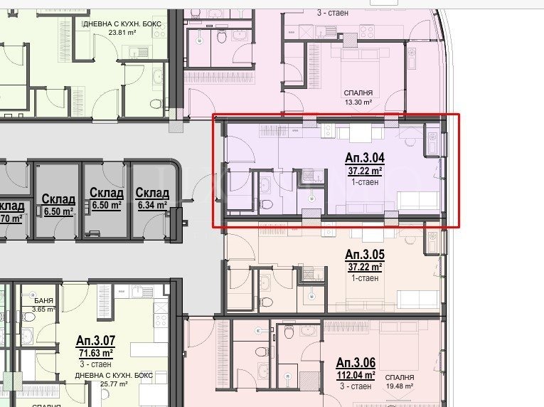 Продава 1-СТАЕН, гр. София, Дианабад, снимка 3 - Апартаменти - 55152459