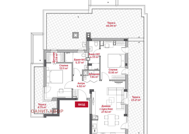 Продава  3-стаен, град София, Манастирски ливади •  357 900 € • ID 42750516 — holmes.bg - [1] 