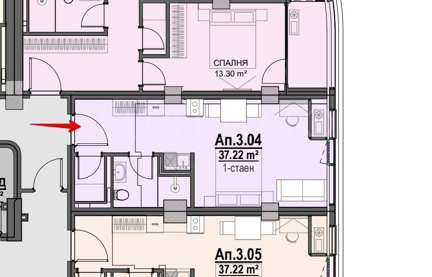 Продава 1-СТАЕН, гр. София, Дианабад, снимка 2 - Апартаменти - 55152459