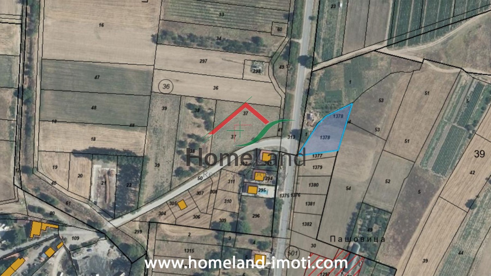 Продава ПАРЦЕЛ, с. Ивайло, област Пазарджик, снимка 2 - Парцели - 51205265