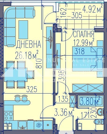 In vendita  1 camera da letto Plovdiv , Kamenitsa 2 , 73 mq | 66774002 - Immagine [3]