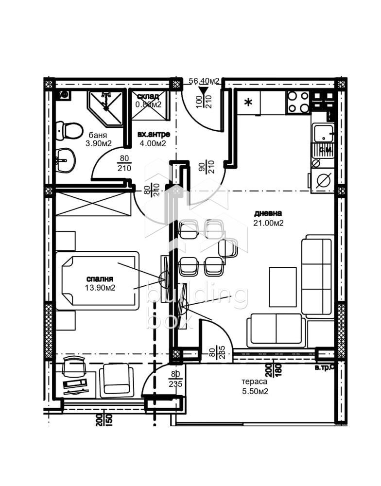 Продава 2-СТАЕН, гр. Пловдив, Южен, снимка 9 - Апартаменти - 53323223