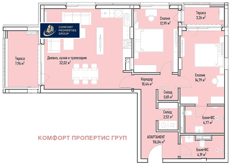 Eladó  2 hálószobás Sofia , Nadezsda 4 , 144 négyzetméter | 62667197 - kép [4]