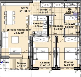 3-стаен град София, м-т Гърдова глава 9