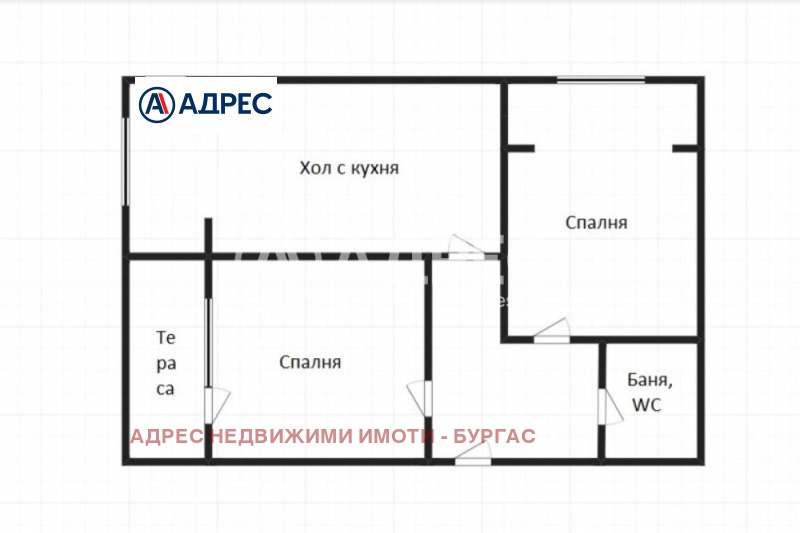 Продава 2-СТАЕН, гр. Бургас, област Бургас, снимка 4 - Aпартаменти - 48351464