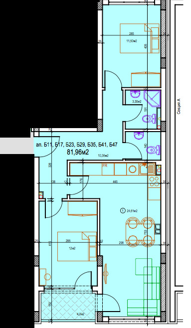 Na sprzedaż  2 sypialnie Stara Zagora , Bila , 102 mkw | 85573774 - obraz [2]