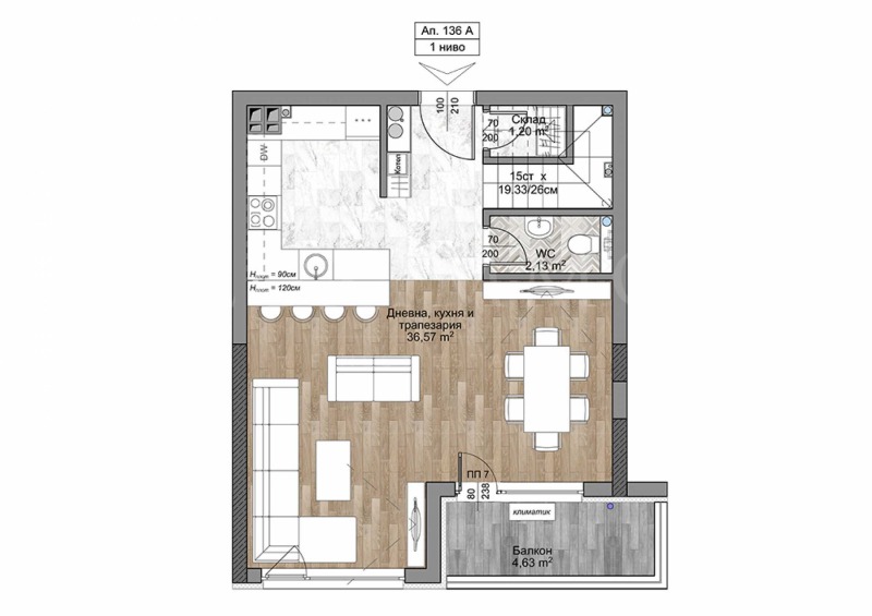 Na prodej  Mezonet Sofia , Mladost 4 , 174 m2 | 11430155 - obraz [2]