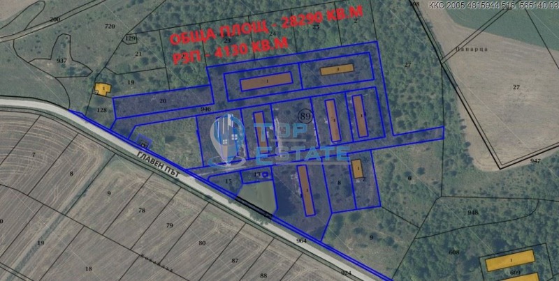 Продава ПРОМ. ПОМЕЩЕНИЕ в област Търговище, с. Садина - 4137 кв.м / 100 000 € » 195 583.00 лв., ТОП ЕСТЕЙТ