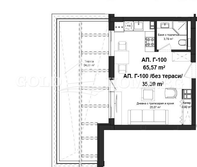 Продава  1-стаен град Пловдив , Гагарин , 43 кв.м | 14976929 - изображение [4]