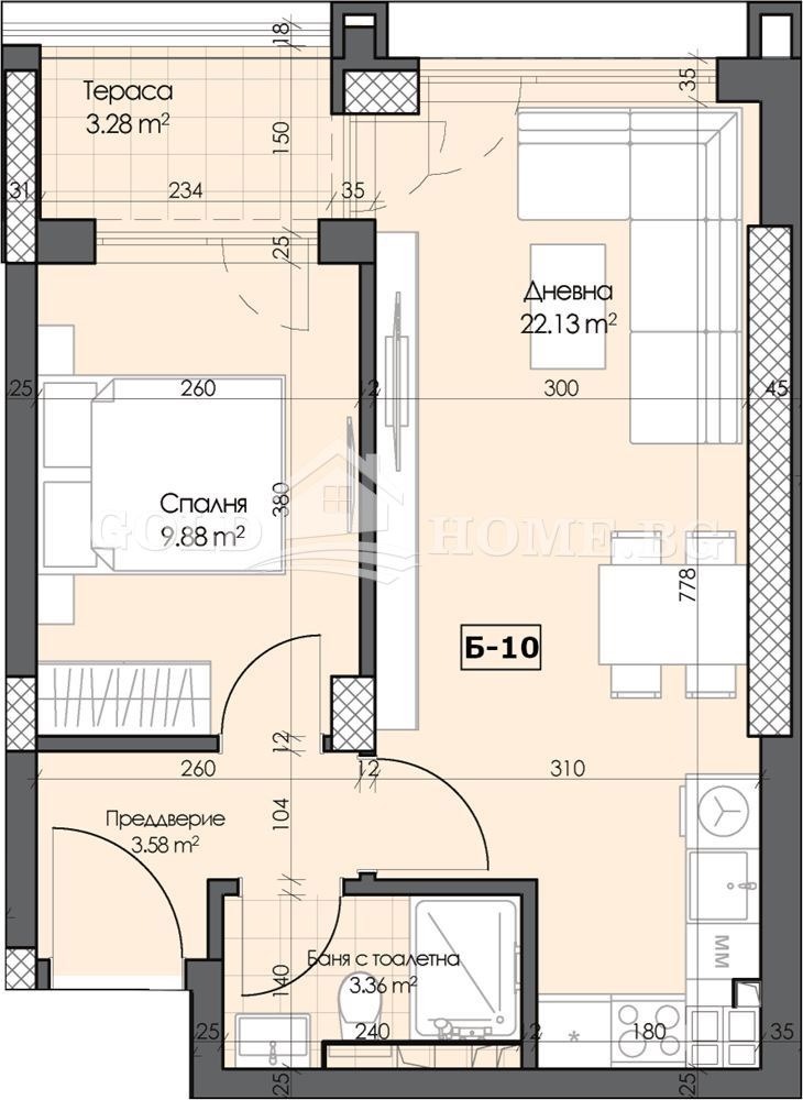 Продава 2-СТАЕН, гр. Пловдив, Гагарин, снимка 5 - Апартаменти - 53521751
