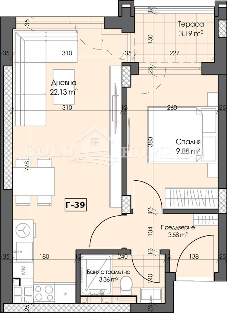 Продава 2-СТАЕН, гр. Пловдив, Гагарин, снимка 9 - Апартаменти - 53521751
