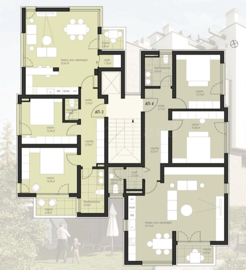 Na sprzedaż  2 sypialnie Sofia , Bojana , 113 mkw | 24537822 - obraz [5]