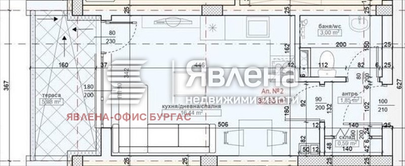 Продава 1-СТАЕН, гр. Приморско, област Бургас, снимка 6 - Апартаменти - 52818921