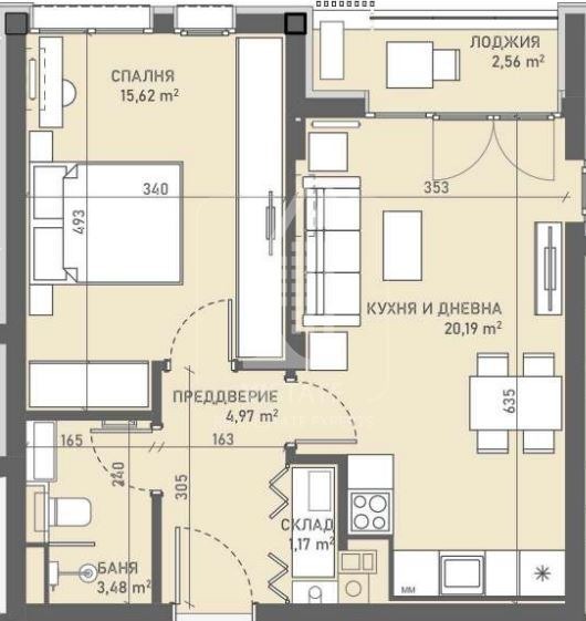 Продава 2-СТАЕН, гр. София, Овча купел, снимка 3 - Aпартаменти - 47539131