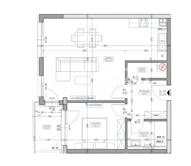 Продава 2-СТАЕН, гр. Варна, Владислав Варненчик 1, снимка 3 - Апартаменти - 53178249