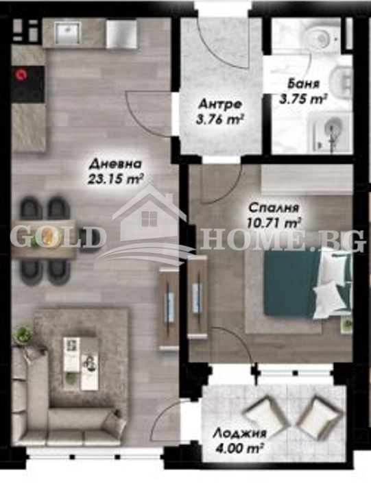 Продава 2-СТАЕН, гр. Пловдив, Остромила, снимка 6 - Апартаменти - 55942050