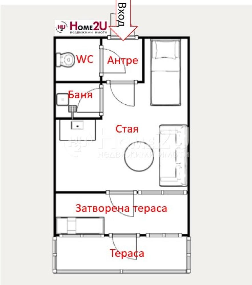 Продава 1-СТАЕН, гр. Бургас, Възраждане, снимка 10 - Апартаменти - 55134421