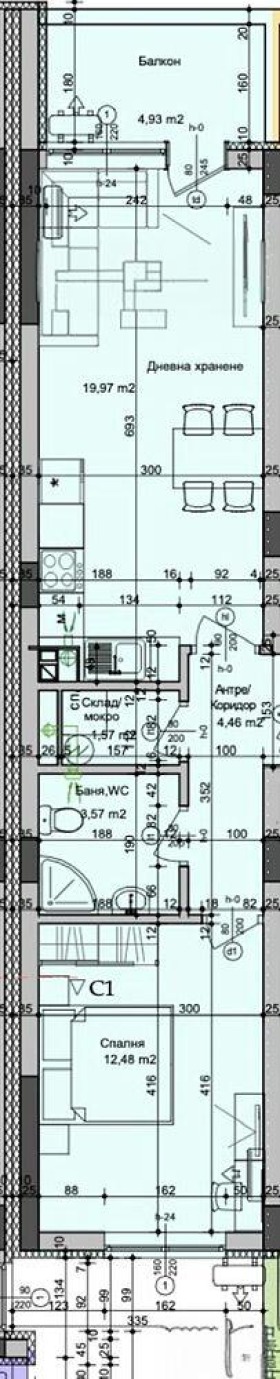Te koop  1 slaapkamer Burgas , Izgrev , 63 m² | 40412938 - afbeelding [8]