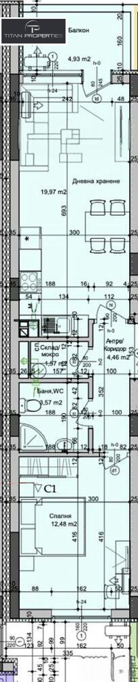 En venta  1 dormitorio Burgas , Izgrev , 63 metros cuadrados | 40412938 - imagen [4]