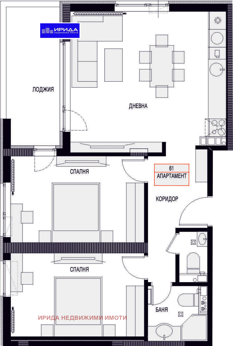 Продава 3-СТАЕН, гр. София, Люлин 2, снимка 5 - Aпартаменти - 48304436