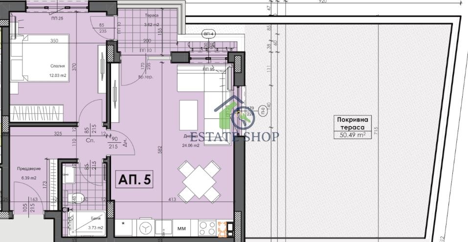 Продава 2-СТАЕН, гр. Пловдив, Гагарин, снимка 2 - Апартаменти - 55372362