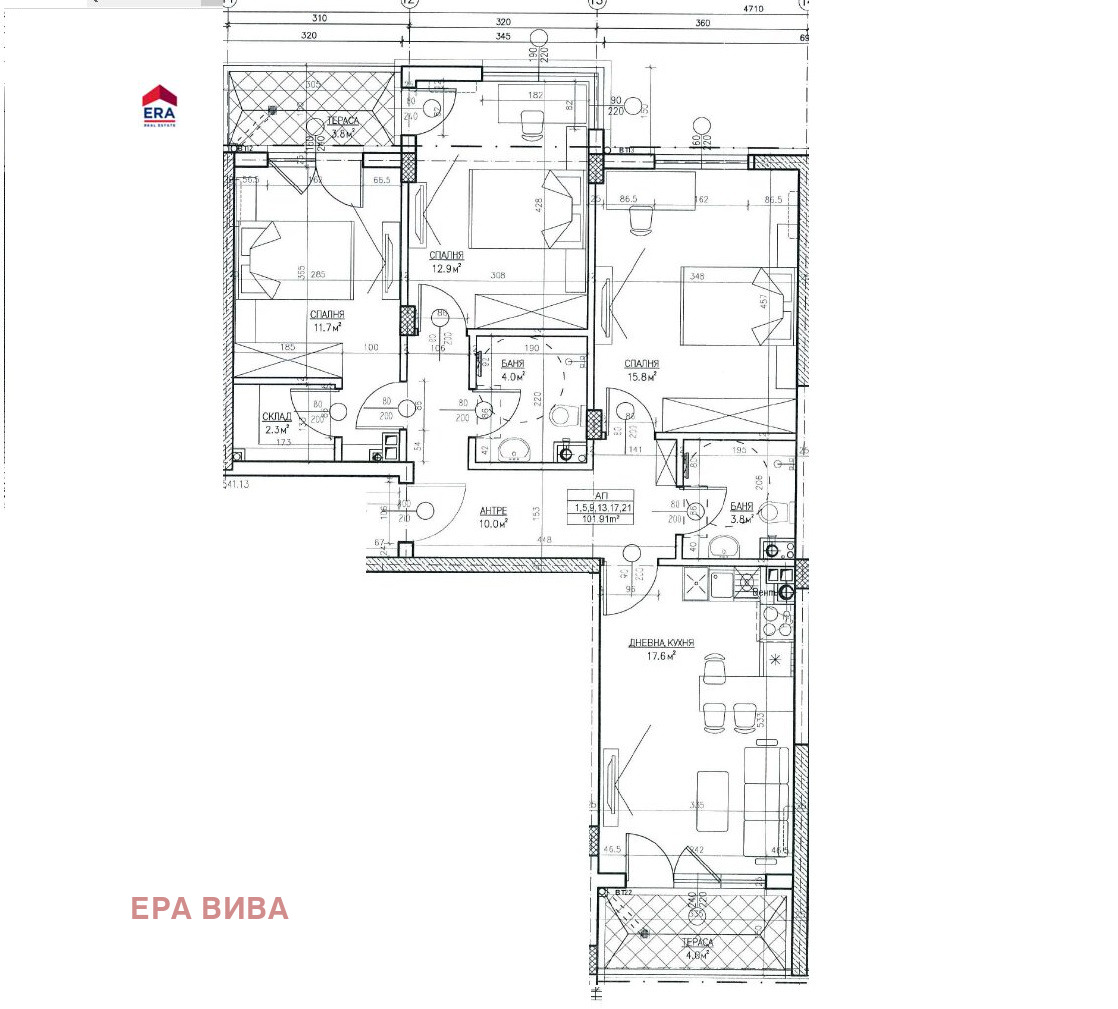 Продава 4-СТАЕН, гр. София, Левски Г, снимка 5 - Апартаменти - 54531576