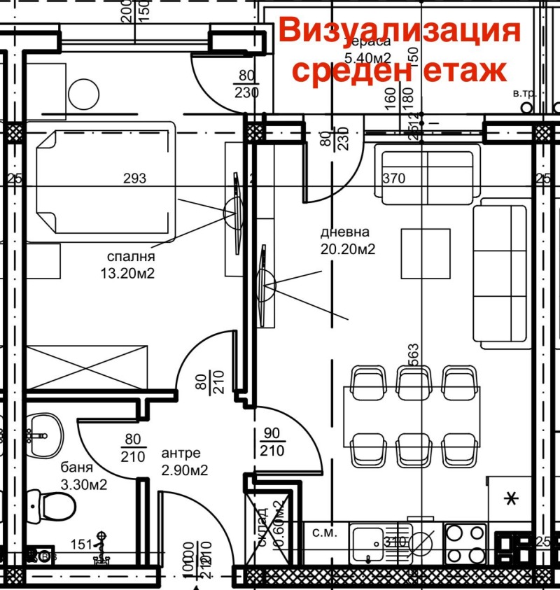 Til salgs  1 soverom Plovdiv , Belomorski , 61 kvm | 98682779 - bilde [10]