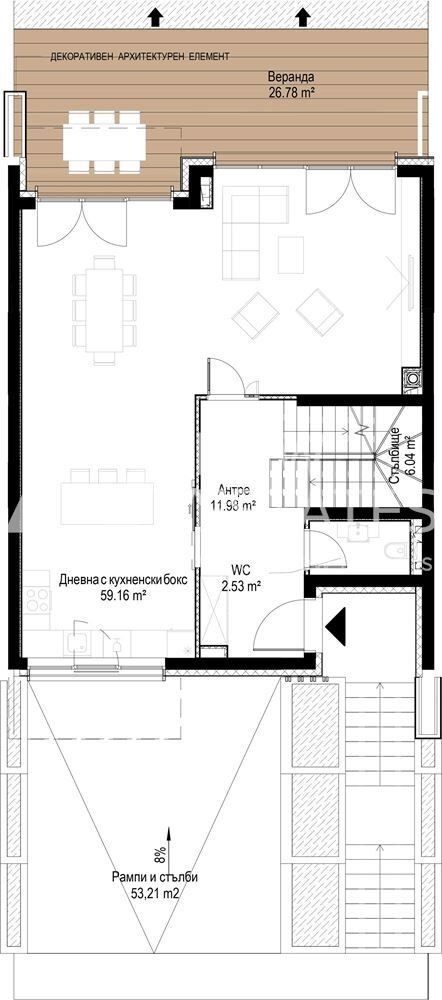 Продава КЪЩА, гр. София, м-т Камбаните, снимка 16 - Къщи - 55403875