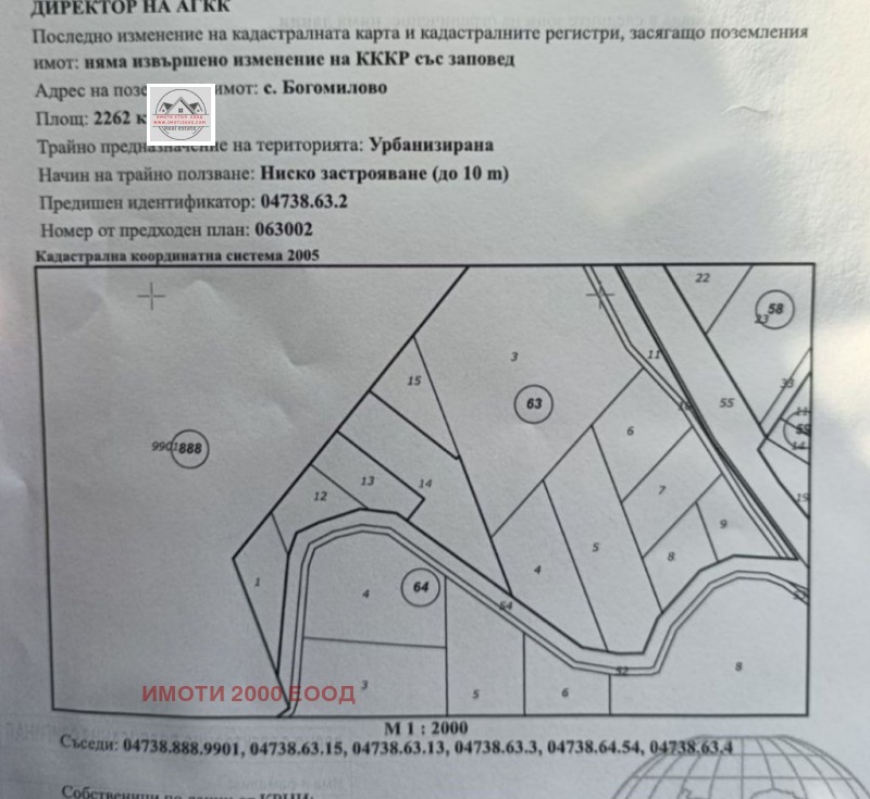 Продава ПАРЦЕЛ, с. Богомилово, област Стара Загора, снимка 1 - Парцели - 49363612