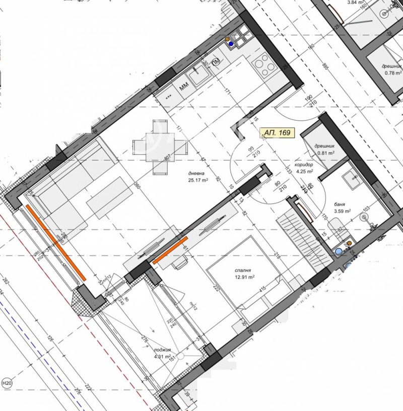 Na prodej  1 ložnice Sofia , Mladost 4 , 71 m2 | 30133985 - obraz [2]